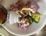 紫カリフラワーとブロッコリーの和風サラダ作り方3写真