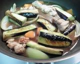 鶏となすの甘辛味噌煮作り方3写真
