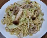 簡単！キノコのトリュフ塩焼そば作り方6写真
