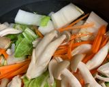 白菜しめじと肉団子作り方4写真