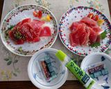 生かつおのお造りをワサビ醤油で！作り方46写真