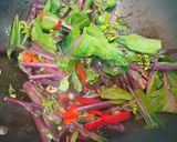 紅菜苔炒め作り方3写真