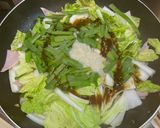 白菜とハムのニラ卵塩こうじ炒め♪作り方3写真