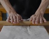 くるくる巻くだけ白菜と豚肉のクリーム煮♫作り方3写真