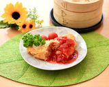 蒸篭でおひとり様オムライス作り方8写真
