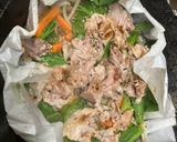 フライパンで蒸し野菜（チャプチェ）作り方4写真
