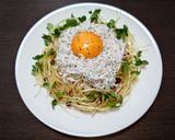 簡単☆しらすと卵黄のペペロンチーノ♩作り方8写真