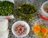 野沢菜チャーハン作り方1写真