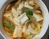お一人様クリーミー梅オイ照味豆腐野菜炒め作り方20写真