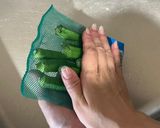 レンジで簡単！オクラのさっぱり白だし漬け作り方1写真