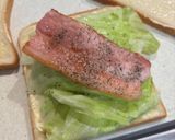 ベーコンキャベツ(レタス)ホットサンド作り方4写真