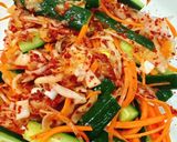 味研焼肉の生だれで 大根ときゅうりの即席キムチ風作り方9写真
