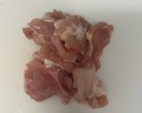 スープの素で簡単♪鶏肉のきのこのクリーミー煮込み作り方1写真