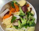 お一人様洋風ウスターレモン照焼味野菜炒め作り方12写真