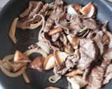 牛肉と秋野菜の醤油炒め🐮🍠🍄‍🟫作り方10写真