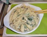 帆立とほうれん草のパスタグラタン作り方8写真
