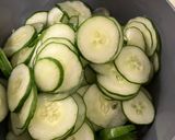 きゅうり🥒カニカマ🦀ワカメわかめの酢の物作り方1写真