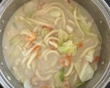 具材たっぷり！ちゃんぽん風うどん作り方3写真
