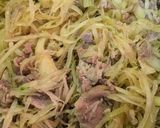 簡単★夕食！豚肉と青パパイヤのしりしり作り方4写真