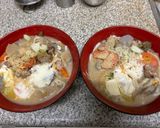 『バター風味の豚汁煮込みうどん』作り方4写真