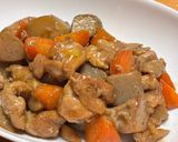 簡単！鶏肉ごぼうこんにゃく人参の甘辛煮作り方10写真