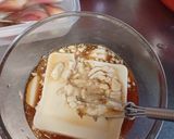 納豆キムチの豆腐タレぶっかけ冷やしうどん作り方3写真