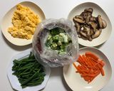 温野菜の春巻き作り方1写真