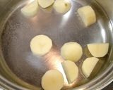 ふきとじゃがいものお味噌汁作り方2写真
