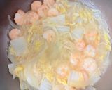 白菜とエビのコンソメバター煮作り方4写真