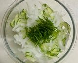 きゅうりと新玉ねぎの梅サワー漬け作り方4写真