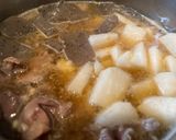 砂肝と根菜のホロホロどて煮風（味噌煮込み作り方3写真