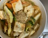 お一人様クリーミートマト味噌味豆腐野菜炒作り方22写真