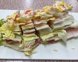 簡単！白菜・豚バラ・トマトの蒸煮作り方3写真