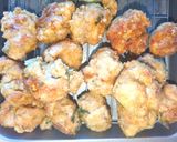 豚こまの梅大葉唐揚げ作り方6写真