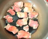 豚こまと玉ねぎのチーズバター焼き作り方3写真