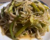 菜の花の中華炒め作り方4写真
