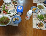 ヘルシーにも！スタミナ満点！お粥の豚丼作り方3写真