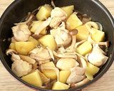 鶏肉とじゃが芋とほうれん草のチーズ焼き作り方5写真