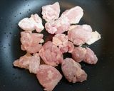 節約簡単夕飯昼食キャベツ鶏もも肉味噌煮丼も肉料理作り方5写真