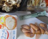 ちくわ人参ウィンナとクリームチーズ炒め😋作り方1写真