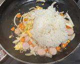 朝から元気を作る為のガッツリ炒飯！作り方5写真
