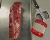 チャーシュー＊醤油大さじ4で美味しい煮豚作り方1写真