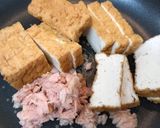 厚揚げとほうれん草のケチャップ炒め作り方3写真