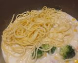 ミックスベジタブル出汁豆乳シチューパスタ作り方2写真