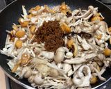 キノコのしぐれ煮を使ったぶっかけ蕎麦作り方4写真