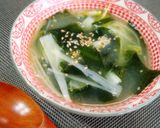 ＊お刺身生わかめdeわかめスープ＊作り方4写真