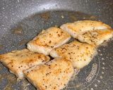 白身魚のムニエル ジェノベーゼソース作り方6写真