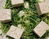 豚しゃぶ豆苗豆腐のマヨポンサラダ作り方3写真
