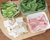 ☆簡単☆豚バラと小松菜のオイポン炒め作り方1写真