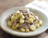 レンジでヤングコーンと豚肉のめんつゆ和え作り方6写真